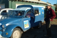 Day 1 Blue van and Ielko